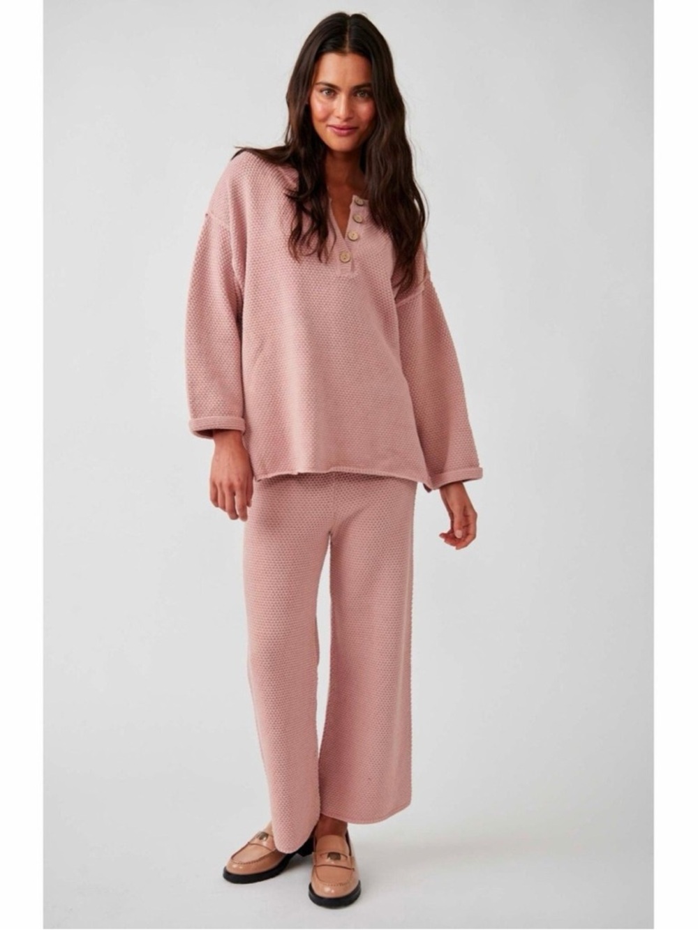 FP Beach Hailee Sweater Set- Pink